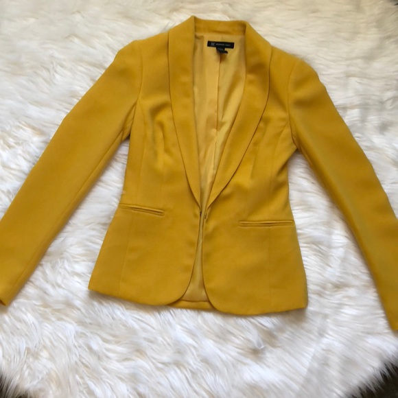 INC International Concepts Jackets & Blazers - INC mustard blazer/Jacket SZ XS